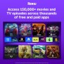 Roku Express (Nuevo, 2023) Dispositivo de transmisión HD con Cable HDMI de Alta Velocidad y Control Remoto estándar (sin