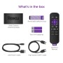 Roku Express (Nuevo, 2023) Dispositivo de transmisión HD con Cable HDMI de Alta Velocidad y Control Remoto estándar (sin