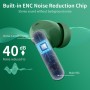 Auriculares Inalámbricos, Bluetooth 5.3 con HD Micrófono HiFi Estéreo Pantalla LED, Reducción de Ruido, 13 mm Controlador