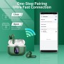 Auriculares Inalámbricos, Bluetooth 5.3 con HD Micrófono HiFi Estéreo Pantalla LED, Reducción de Ruido, 13 mm Controlador