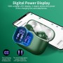 Auriculares Inalámbricos, Bluetooth 5.3 con HD Micrófono HiFi Estéreo Pantalla LED, Reducción de Ruido, 13 mm Controlador