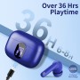 Auriculares Inalámbricos, Bluetooth 5.3 con HD Micrófono HiFi Estéreo Pantalla LED, Reducción de Ruido, 13 mm Controlador
