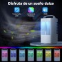 Aire Acondicionado Portatil, 4 en 1 Enfriador de Aire, 900ml Mini Aire Acondicionado con Asa, 3 Velocidades de Ventilador, Modo