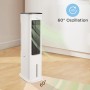 Midea Enfriador de Aire 4 en 1, Ventilador con Refrigeración por Agua de 5L, Humidificador e Ionización, Aire Acondicionado sin
