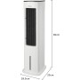 Midea Enfriador de Aire 4 en 1, Ventilador con Refrigeración por Agua de 5L, Humidificador e Ionización, Aire Acondicionado sin