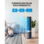 MIDEA Climatizador Evaporativo 3 en 1 con Control Remoto - Ventilador de Agua, Enfriador de Aire, y Humidificador con 6