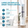Aire Acondicionado Portatil Lofrritp, 360° y 60° Doble Rotación Automática, Enfriador de Aire 65W 3 Modos 3 Velocidades