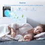 FethFire Aire Acondicionado Portatil Silencioso,1200ML Enfriador de Aire con Mando,3 Velocidades,3 Modos,2-8H Timer,7 LEDs,10W