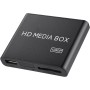 Reproductor Multimedia, Mini 1080p Full HD Ultra Digital Media Player Box, Compatible con USB MMC RMVB MP3 AVI MKV (Enchufe de