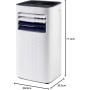 Taurus Cold Design + - Aire acondicionado portátil. 3 en 1: frío, deshumidificador y ventilador. Silencioso. Temporizador. Con