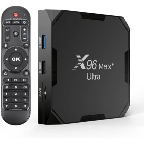 X96 Max Plus Ultra TV Box Android 11 Amlogic S905X4 4 GB 32 GB soporte AV1 8 K Dual WiFi BT con teclado i8