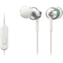 Sony MDR-EX110AP - Auriculares in-ear (con micrófono, control remoto integrado), blanco