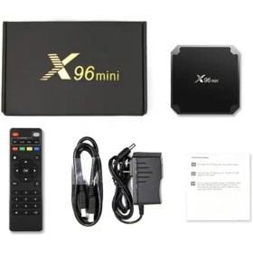 Box TV X96 mini2/16 2 GB de RAM y 16 GB de ROM Box Android TV Box Media Player (Android 9.0) con Mando a Distancia y Cable HDMI,