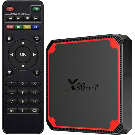 TV Box Android, TV BoxX96 Mini Pro Reproductor Multimedia 4K Transmisión Continua Android 9.0/Box TV con Amlogic S905W Quad-Core