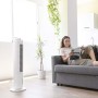 Cecotec Climatizador evaporativo de Torre EnergySilence 2000 Cool Tower. 60 W, Depósito extraíble de 2 litros, 3 Velocidades,
