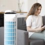 Cecotec Climatizador evaporativo de Torre EnergySilence 2000 Cool Tower. 60 W, Depósito extraíble de 2 litros, 3 Velocidades,