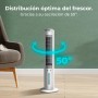 Cecotec Climatizador evaporativo de Torre EnergySilence 2000 Cool Tower. 60 W, Depósito extraíble de 2 litros, 3 Velocidades,