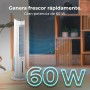 Cecotec Climatizador evaporativo de Torre EnergySilence 2000 Cool Tower. 60 W, Depósito extraíble de 2 litros, 3 Velocidades,