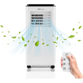 Ufesa A7 Aire Acondicionado Portátil 3en1, Refrigeración, Ventilación y Deshumidificación, 7000 BTU/día, Silencioso, Pantalla