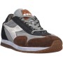 Diadora Zapatos Heritage Equipe H Dirty Stone Wash Evo Zapatillas Unisex High Rise/White Gris Blanco