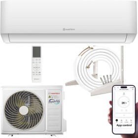 HANTECH Split aire acondicionado H-PRO función de calefacción y refrigeración, filtro de aire, WIFI, material de montaje (9000