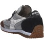 Diadora Zapatos Heritage Equipe H Dirty Stone Wash Evo Zapatillas Unisex High Rise/White Gris Blanco