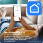 HANTECH Split aire acondicionado H-PRO función de calefacción y refrigeración, filtro de aire, WIFI, material de montaje (9000