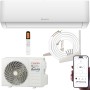 HANTECH Split aire acondicionado H-PRO función de calefacción y refrigeración, filtro de aire, WIFI, material de montaje (9000