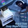Aire acondicionado portátil, ventilador de 1.5L, 4 velocidades, iluminación LED de 7 colores, 2 funciones de pulverización y