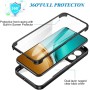 SEAHAI Transparente Funda para Realme 14 5G / Realme 14T 5G, con Protector de Pantalla Incorporado, Antigolpes Militar PC + TPU
