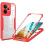SEAHAI Transparente Funda para Realme 14 5G / Realme 14T 5G, con Protector de Pantalla Incorporado, Antigolpes Militar PC + TPU