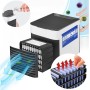 Mini Aire Acondicionado Portátil Tamaño Reducido Humidificador Purificador Filtra Aire Diferentes Luces LED Conexión USB