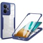 SEAHAI Transparente Funda para Realme 14 5G / Realme 14T 5G, con Protector de Pantalla Incorporado, Antigolpes Militar PC + TPU