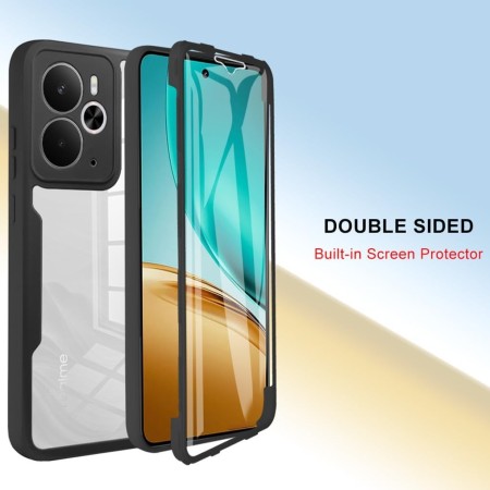 SEAHAI Transparente Funda para Realme 14 5G / Realme 14T 5G, con Protector de Pantalla Incorporado, Antigolpes Militar PC + TPU