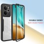 SEAHAI Transparente Funda para Realme 14 5G / Realme 14T 5G, con Protector de Pantalla Incorporado, Antigolpes Militar PC + TPU