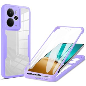 SEAHAI Transparente Funda para Realme 14 5G / Realme 14T 5G, con Protector de Pantalla Incorporado, Antigolpes Militar PC + TPU