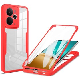 SEAHAI Transparente Funda para Realme 14 5G / Realme 14T 5G, con Protector de Pantalla Incorporado, Antigolpes Militar PC + TPU