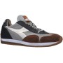 Diadora Zapatos Heritage Equipe H Dirty Stone Wash Evo Zapatillas Unisex High Rise/White Gris Blanco