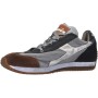 Diadora Zapatos Heritage Equipe H Dirty Stone Wash Evo Zapatillas Unisex High Rise/White Gris Blanco