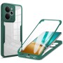 SEAHAI Transparente Funda para Realme 14 5G / Realme 14T 5G, con Protector de Pantalla Incorporado, Antigolpes Militar PC + TPU