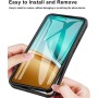 SEAHAI Transparente Funda para Realme 14 5G / Realme 14T 5G, con Protector de Pantalla Incorporado, Antigolpes Militar PC + TPU
