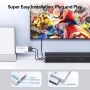 GANA Wii a HDMI Adaptador, Wii a HDMI convertidor Conector con Salida de vídeo de 1080p/720p y 3,5 mm Audio - Soporta Todos los