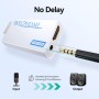 GANA Wii a HDMI Adaptador, Wii a HDMI convertidor Conector con Salida de vídeo de 1080p/720p y 3,5 mm Audio - Soporta Todos los