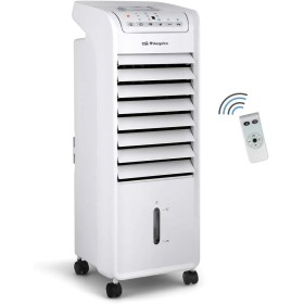 Orbegozo Air 46 Climatizador Evaporativo 3 En 1, 3 Velocidades, Temporizador, Acumuladores De Frío, Depósito De 6 L, Mando A