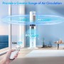 Aire Acondicionado Portátil Sin Tubo, Enfriador de Aire Silencio 65 W, con Modo Dormir, Temporizador de 1-24 Horas, 4 Modos,