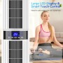 Aire Acondicionado Portátil Sin Tubo, Enfriador de Aire Silencio 65 W, con Modo Dormir, Temporizador de 1-24 Horas, 4 Modos,