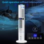 Aire Acondicionado Portátil Sin Tubo, Enfriador de Aire Silencio 65 W, con Modo Dormir, Temporizador de 1-24 Horas, 4 Modos,