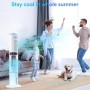 Aire Acondicionado Portátil Sin Tubo, Enfriador de Aire Silencio 65 W, con Modo Dormir, Temporizador de 1-24 Horas, 4 Modos,