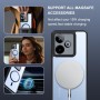 Tieeyivv Funda Magnética para Realme GT 7/ GT 7T 5G Case Compatible con MagSafe, Frame Funda de Silicona Flexible + PC Acrílico