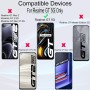 Ibywind Cristal Templado para Realme GT 5G, [2 Piezas],con Metálico Protector de Lente de Cámara,Atrás Pegatina Protectora Fibra
